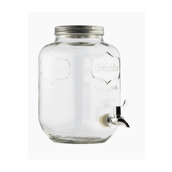 Sklenený barel na limonády Dispenser, 4 l-image-2