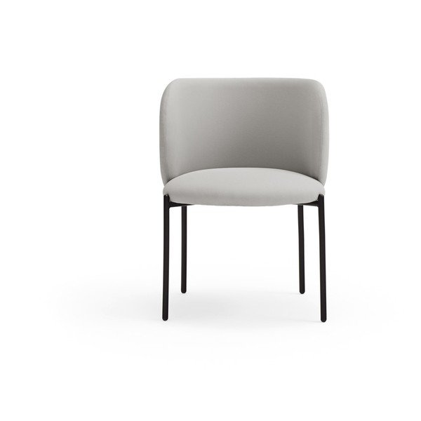 Svetlosivé čalúnené jedálenské kreslá v súprave 2 ks Mogi – Teulat-image-2