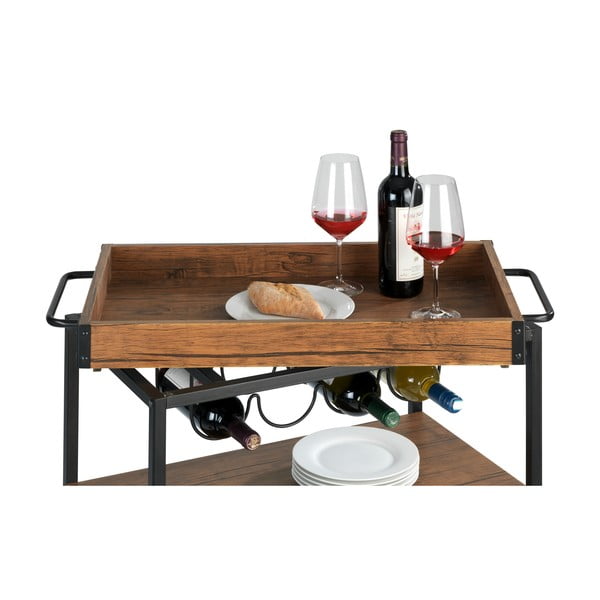 Pojazdná kuchynská polica Wenko Rustico-image-3