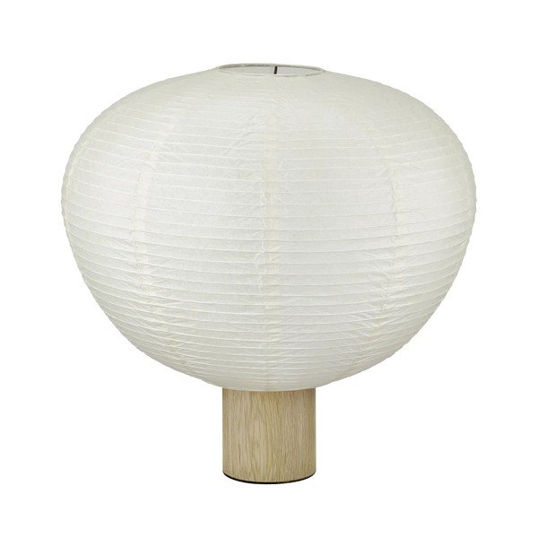 Biela/v prírodnej farbe stolová lampa s papierovým tienidlom (výška  45 cm) Kami – Blomus