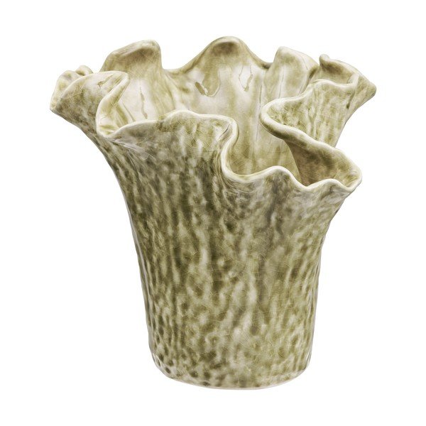Sivobéžová keramická váza (výška  23,5 cm) – House Nordic