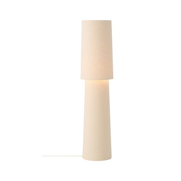 Krémovobiela stojacia lampa z materiálu bouclé (výška  119 cm) Philo – Ellos Home-image-4