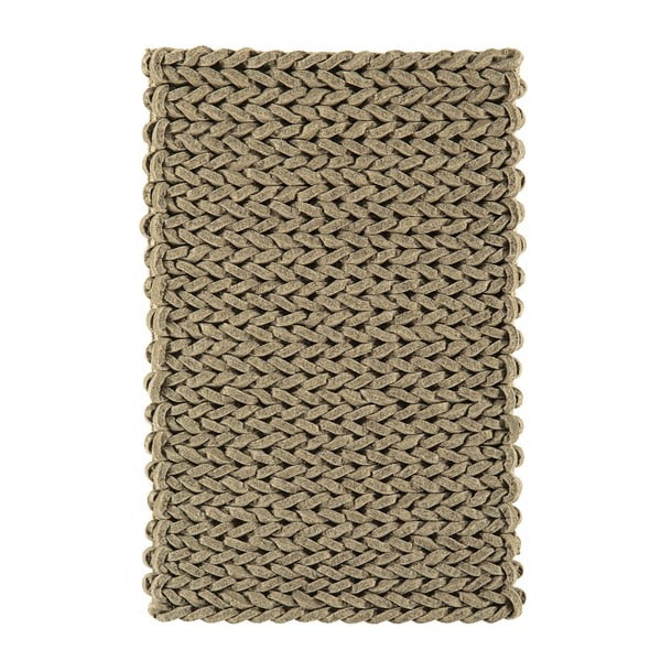 Vlnený koberec Helix Taupe, 160x230 cm