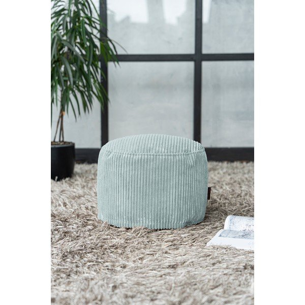 Menčestrový sedací vak v mentolovej farbe Mini – SLOWDOWN-image-4