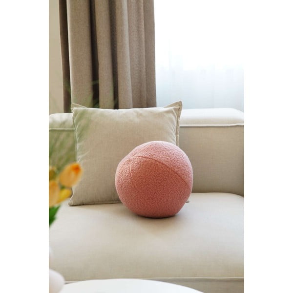 Dekoračný vankúš z materiálu buklé ø 20 cm Top – Mioli Decor-image-4