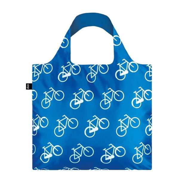 Skladacia nákupná taška s kapsičkou LOQI Bikes