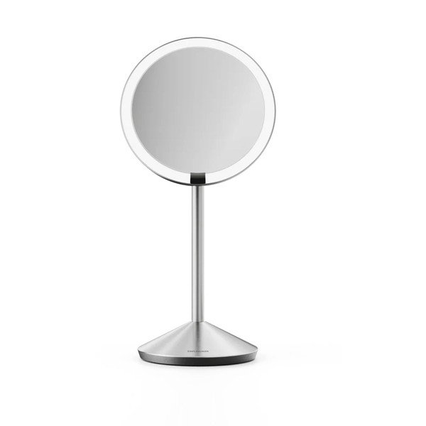 Kozmetické zrkadlo s osvetlením/zväčšovacie (zväčšenie 5x) ø 12 cm – simplehuman