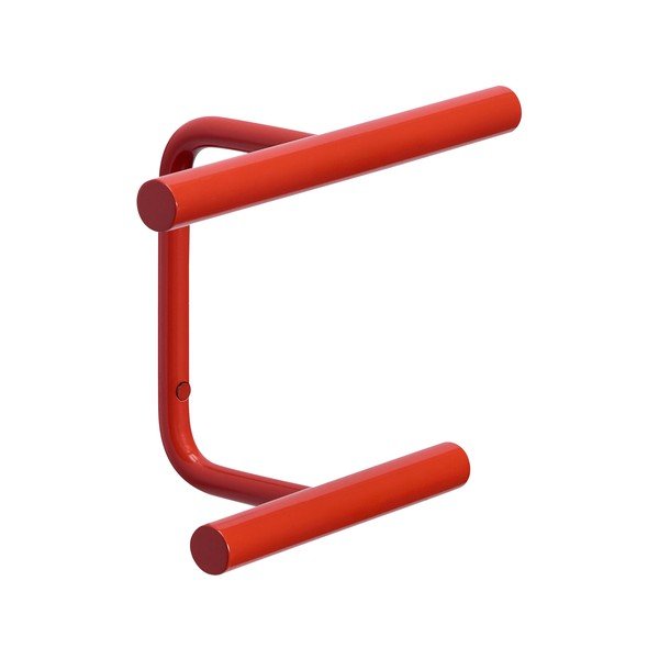 Červený nástenný kovový háčik Flip – Hübsch