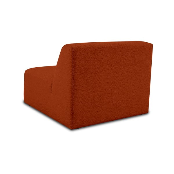 Modul pohovky z textílie buklé v tehlovej farbe (stredový diel) Roxy – Scandic-image-3