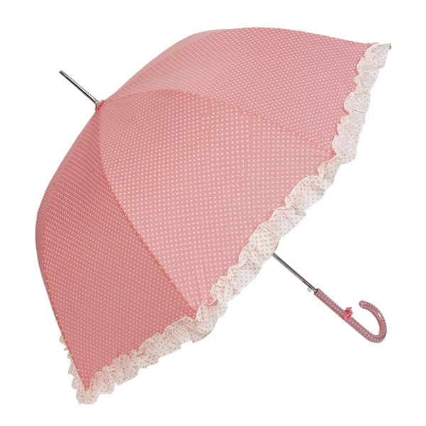 Ružový dáždnik Clayre & Eef Vintage
