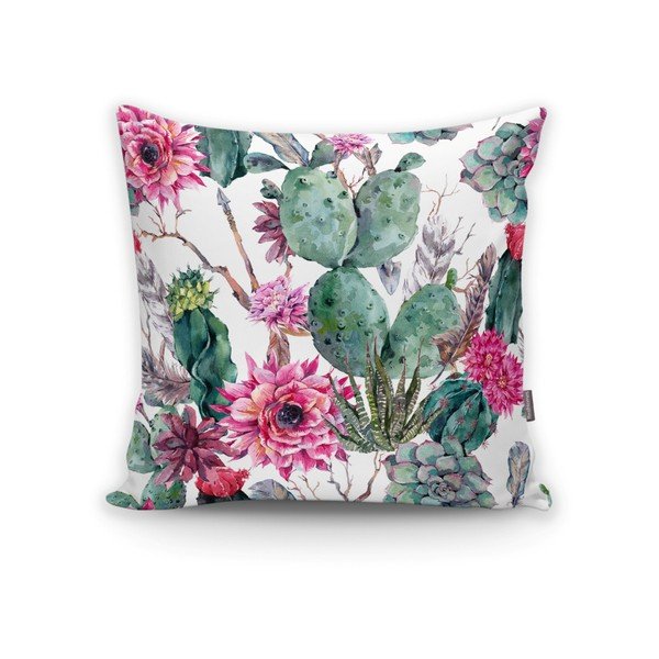 Obliečka na vankúš Minimalist Cushion Covers Cactus And Roses, 45 × 45 cm
