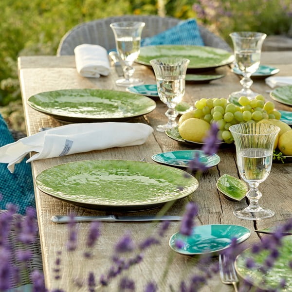 Zelený kameninový servírovací tanier Costa Nova Riviera, ⌀ 31 cm-image-2