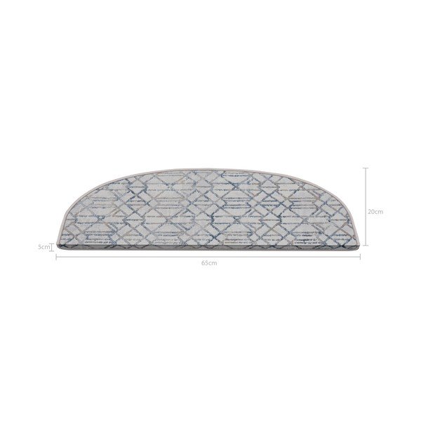 Sivé nášľapy na schody v súprave 16 ks 20x65 cm Cottage Warmth – Vitaus-image-2