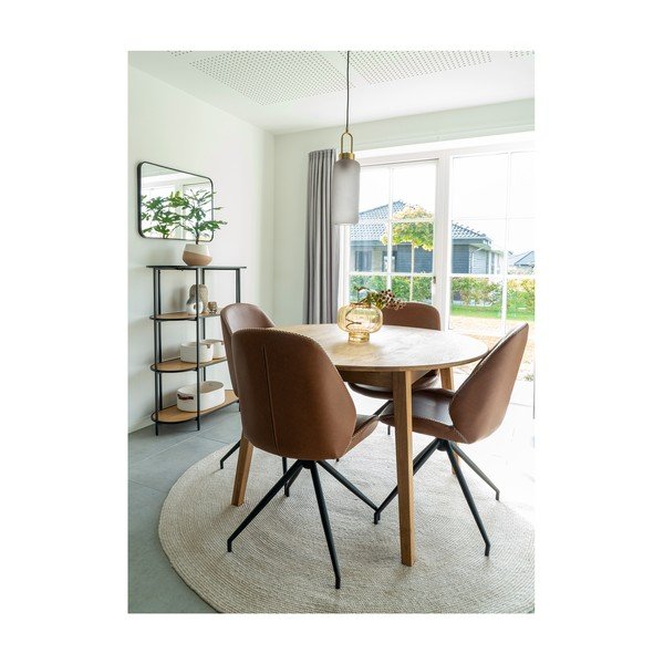 Svetložltá sklenená ručne vyrobená váza – House Nordic-image-2