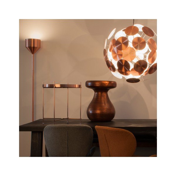 Stolička/odkladací stolík v medenej farbe Zuiver Antique-image-3