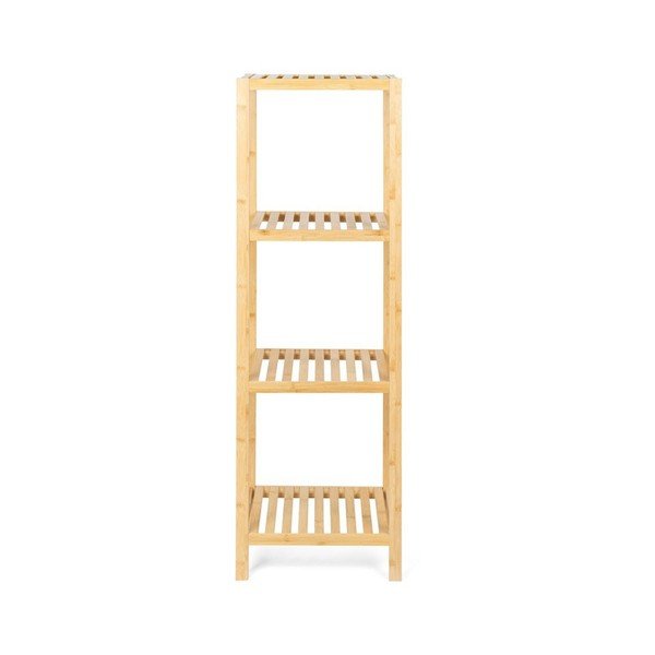 Bambusový kúpeľňový regál v prírodnej farbe 37x110 cm Skaren – Bonami Essentials-image-2