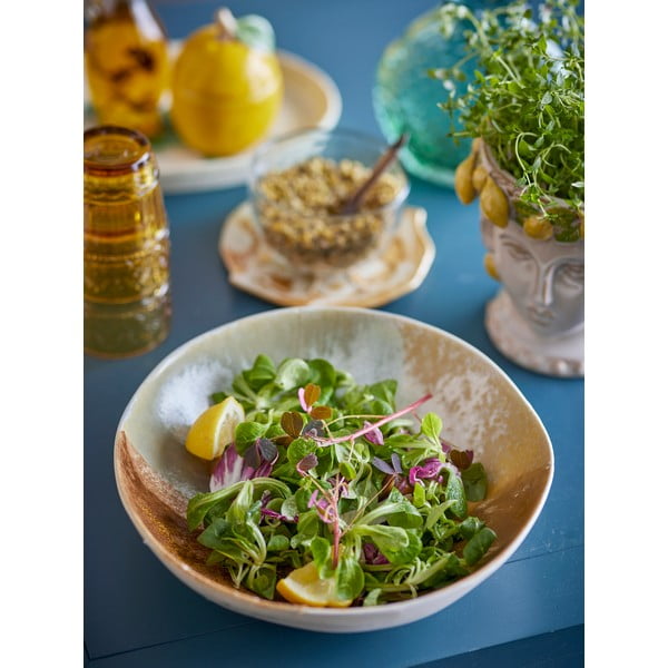 Krémová miska z kameniny 1,3 l Lacey – Bloomingville-image-4