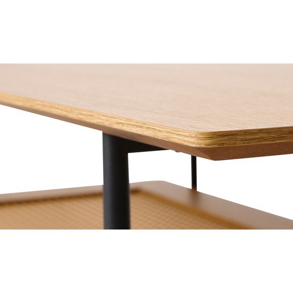 Konferenčný stolík v dekore duba v prírodnej farbe 55x110 cm Pensacola – Unique Furniture-image-3