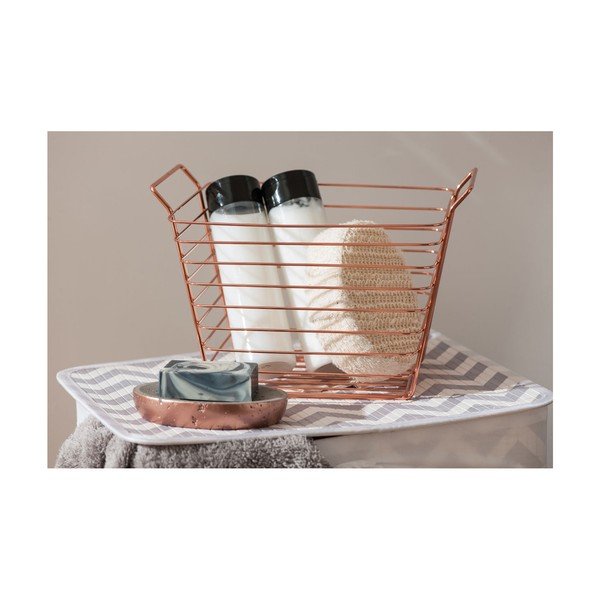 Medený úložný košík Premier Housewares Mafalda, 17 × 21 cm-image-1