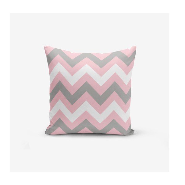 Obliečka na vankúš Minimalist Cushion Covers Zigzag Colorful, 45 × 45 cm