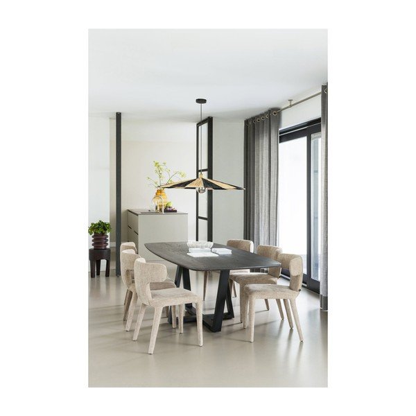 Jedálenský stôl s doskou z dubového dreva 100x220 cm Tablo – WOOOD-image-1