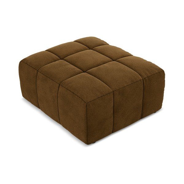 Zamatová podnožka v horčicovej farbe Aloha – Makamii-image-2