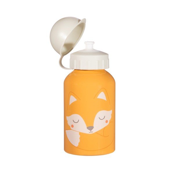 Oranžovo-biela detská fľaša na pitie Sass & Belle Woodland Fox, 250 ml-image-1