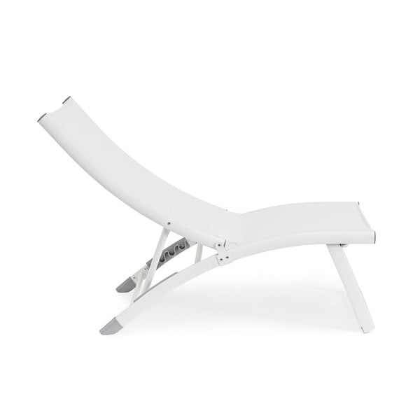 Biele kovové záhradné ležadlo Taylor – Bizzotto-image-3