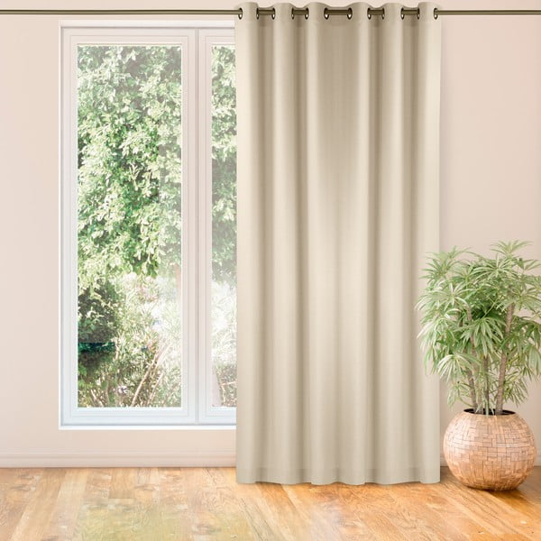 Krémový záves 220x300 cm Carmena - Homede-image-1