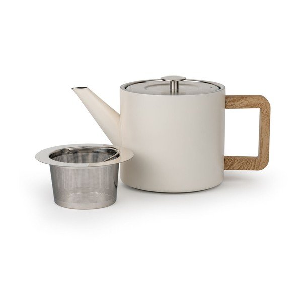 Slonovinová kanvica na čaj z nehrdzavejúcej ocele so sitkom 1,1 l Duet Narvik – Bredemeijer-image-2