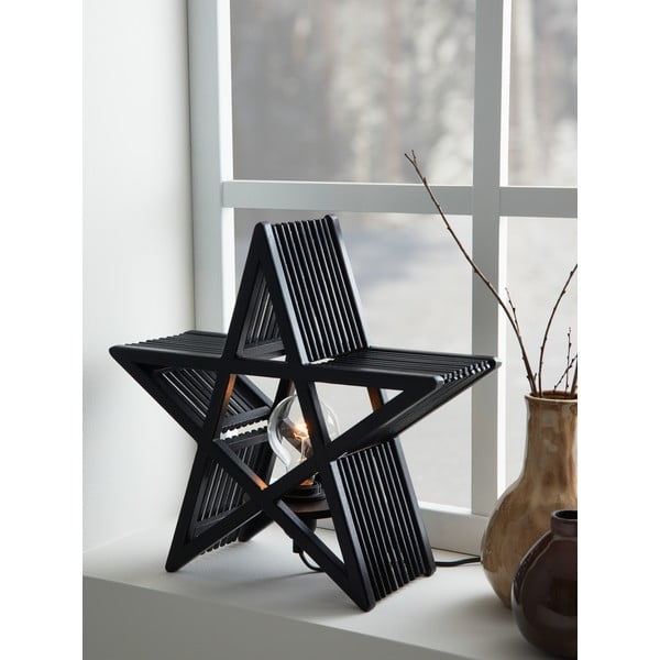 Čierna vianočná svetelná dekorácia Bamboo – Markslöjd-image-1