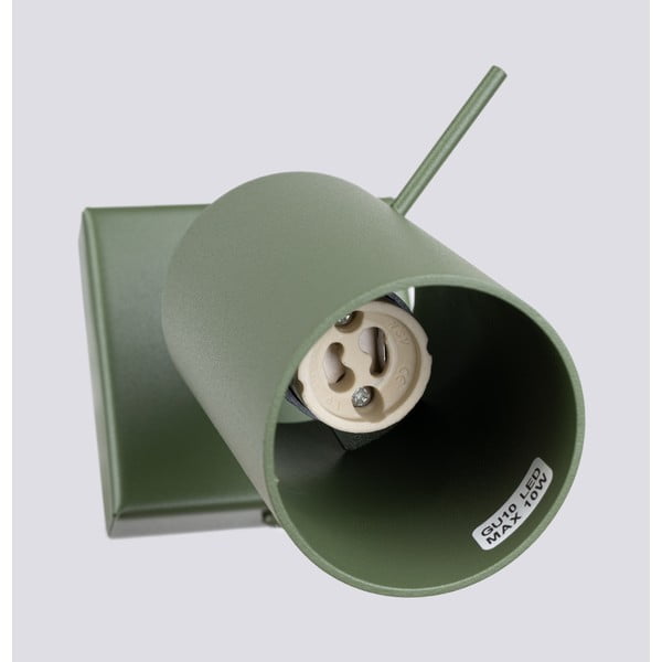 Zelené bodové svietidlo 8x16 cm Etna – Sollux-image-4