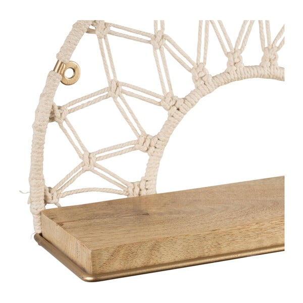Police z masívneho dreva Macrame - Sema-image-2