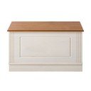 Biela truhlica z borovicového dreva 80x45 cm Anita – Støraa