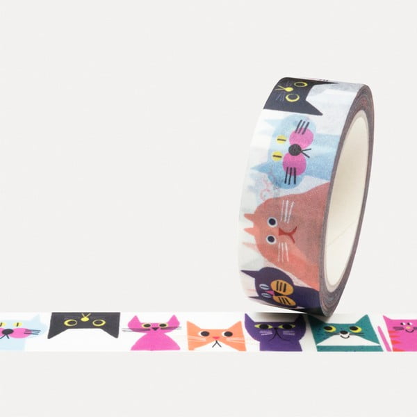 Washi páska U Studio Design Cat Gang, dĺžka 4 m
