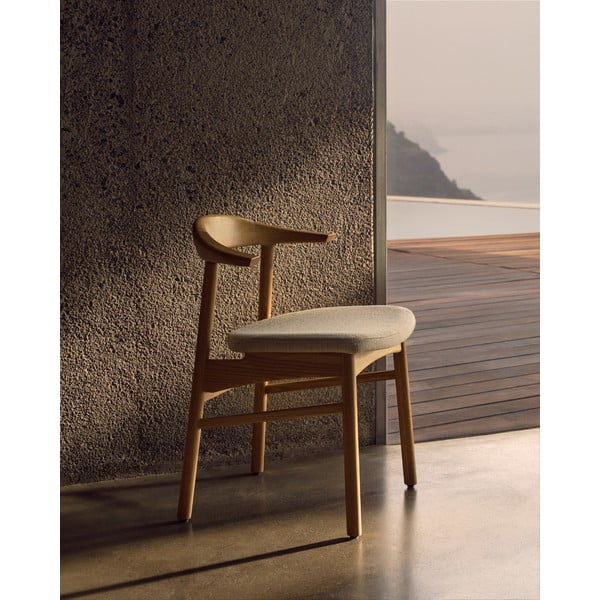 Béžová/v prírodnej farbe jedálenské stoličky Timons – Kave Home-image-1