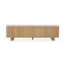 TV stolík v dekore duba v prírodnej farbe 180x50,5x40 cm Padoc – MOME