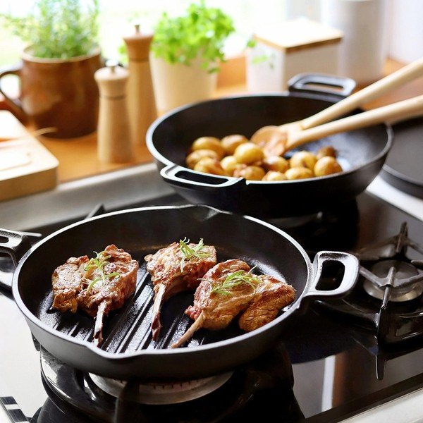 Grilovacia liatinová panvica ø 28 cm Massive – Tescoma-image-3