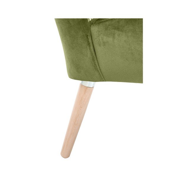 Zelené kreslo Max Winzer Neele Velvet-image-3