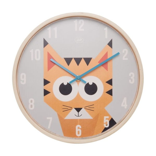Nástenné hodiny Present Time Geo Tiger, 30 cm