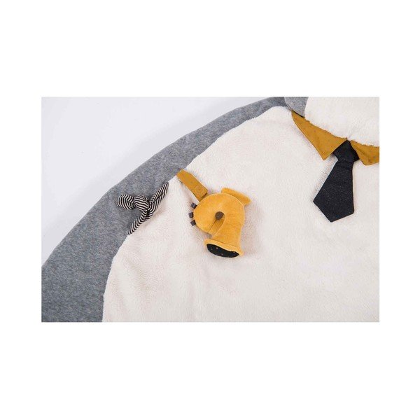 Sivo-krémová detská hracia podložka Les Moustaches – Moulin Roty-image-2