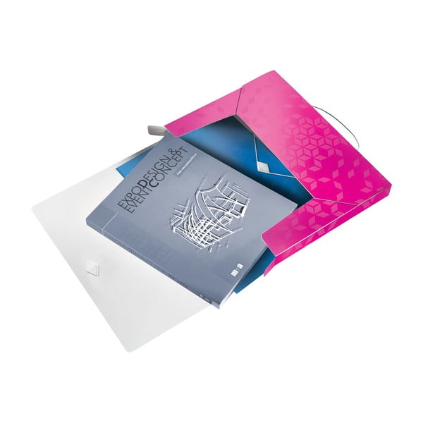 Ružový box na dokumenty Leitz-image-3