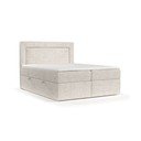 Krémovobiela boxspring posteľ s úložným priestorom 160x200 cm Imagine – Maison de Rêve