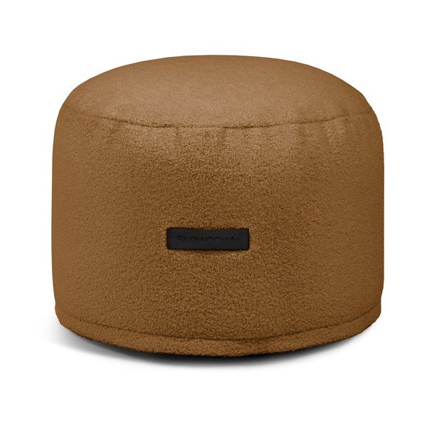 Hnedý sedací vak z textílie buklé Mini – SLOWDOWN