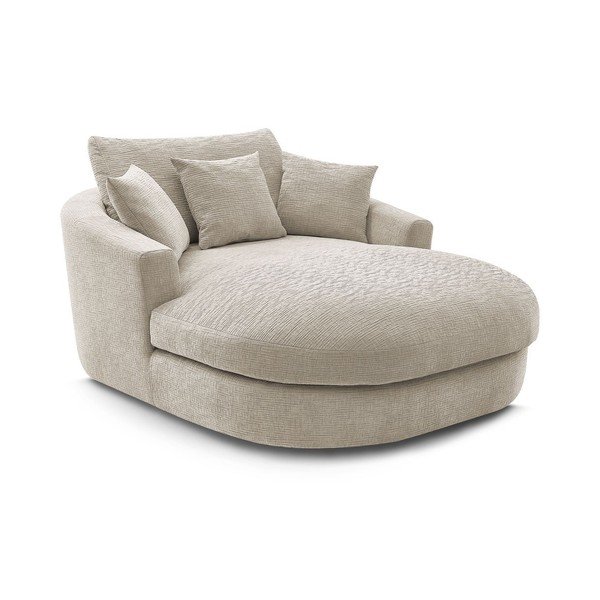 Béžové ženilkové kreslo Belem – Bobochic Paris