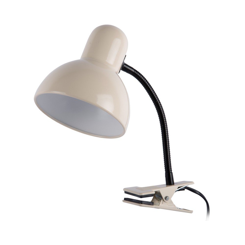 E-shop Béžová kovová stolová lampa (výška 33,5 cm) New Retro – Leitmotiv