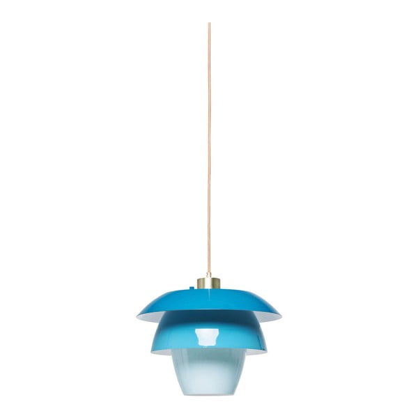 Modré stropné svietidlo Kare Design Flying Saucer