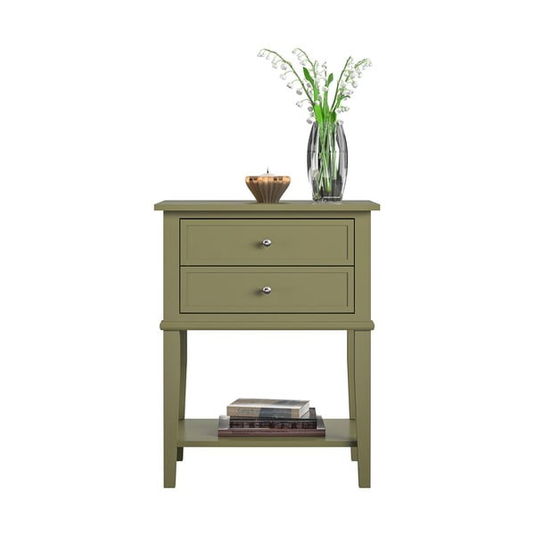 Kaki nočný stolík Franklin – Støraa-image-2