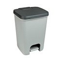 Sivý pedálový plastový odpadkový kôš 20 l Essentials – Curver