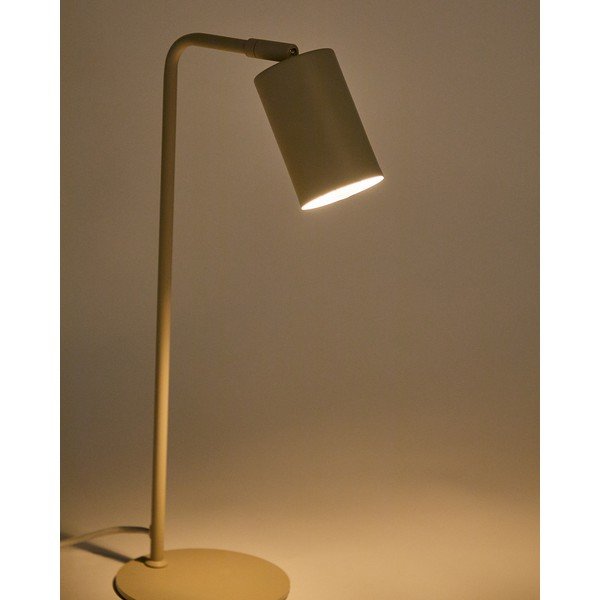 Béžová kovová stolová lampa (výška  49 cm) Manie – Kave Home-image-2